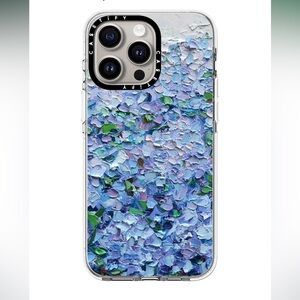 Casetify Blue Lavender Floral Texture Phone Case